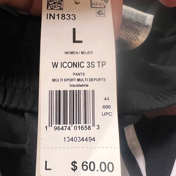 Adidas NWT Straight Leg Full Length Style Sweats - Picture 2 of 5